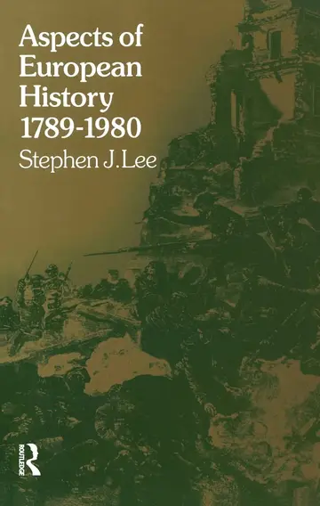 Cover of Aspects of European History 17891980