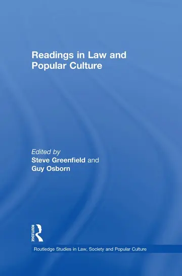 Cover of Readings in Law and Popular Culture