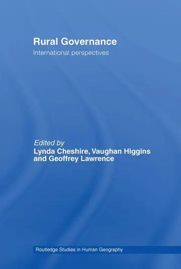 Cover of Rural Governance