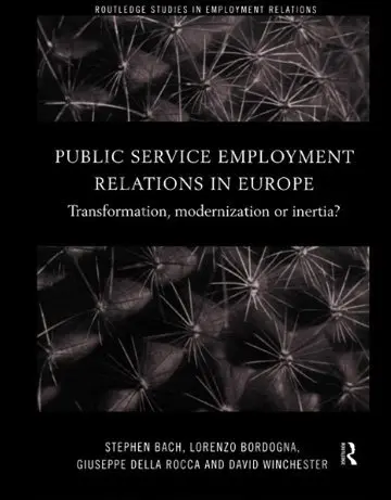 Cover of Public Service Employment Relations in Europe