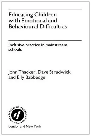 Cover of Educating Children with Emotional and Behavioural Difficulties