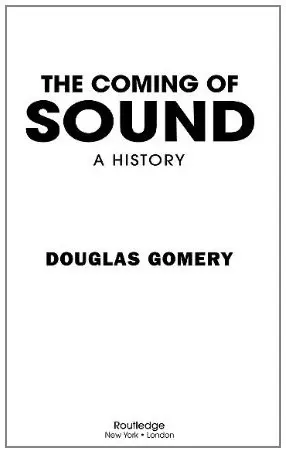 Cover of The Coming of Sound
