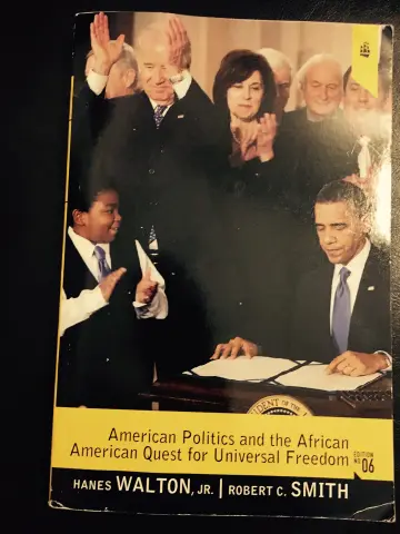 Cover of American Politics and the African American Quest for Universal Freedom