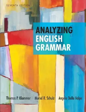 Cover of Analyzing English Grammar