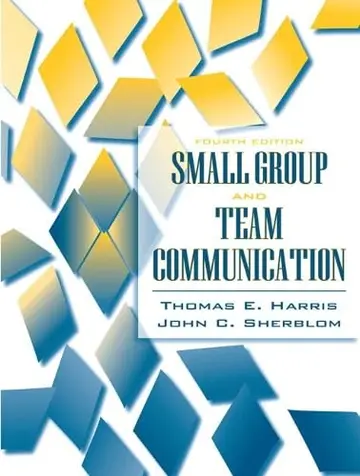 Cover of Small Group and Team Communication