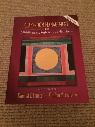 Cover of Classroom Management for Middle and High School Teachers