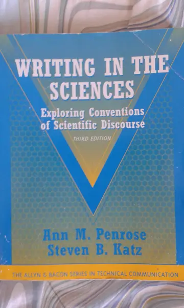 Cover of Writing in the Sciences