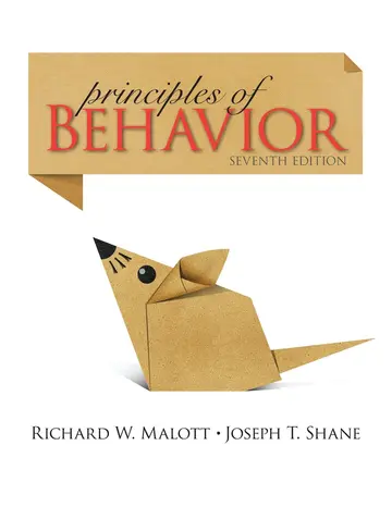 Cover of Principles of Behavior
