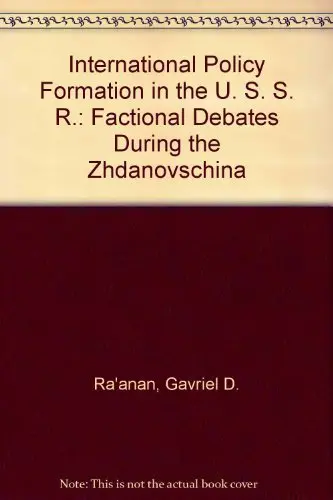 Cover of International Policy Formation in the U. S. S. R