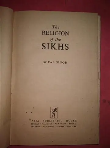 Cover of Religion of the Sikhs