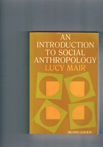 Cover of Introduction to Social Anthropology