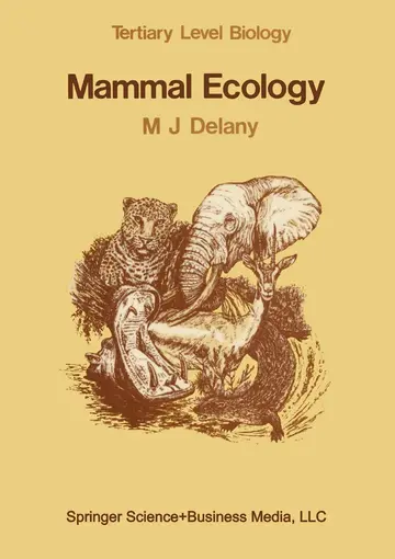Cover of Mammal Ecology