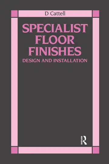 Cover of Specialist Floor Finishes