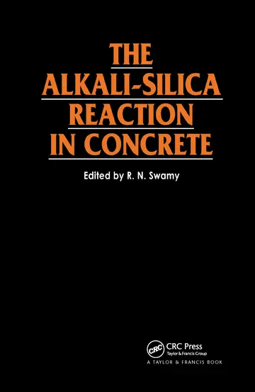 Cover of The Alkali-Silica Reaction in Concrete