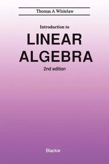 Cover of An Introduction to Linear Algebra