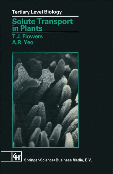 Cover of Solute Transport in Plants