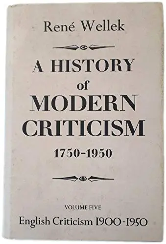 Cover of English Criticism, 1900-50 (v. 5)