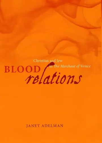 Cover of Blood Relations – Christian and Jew in the Merchant of Venice