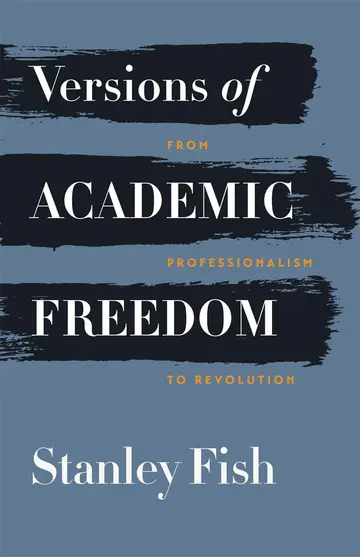 Cover of Versions of Academic Freedom