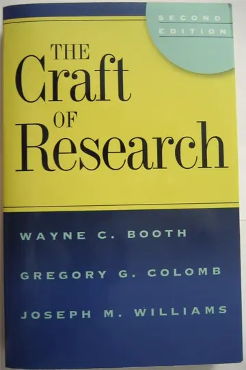 Cover of The Craft of Research