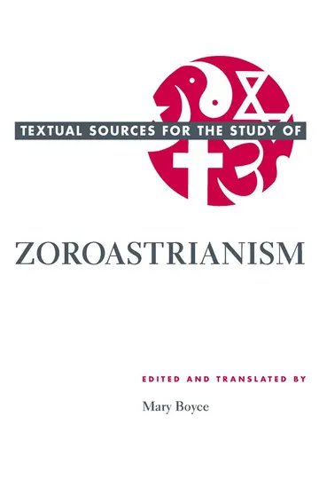 Cover of Textual Sources for the Study of Zoroastrianism