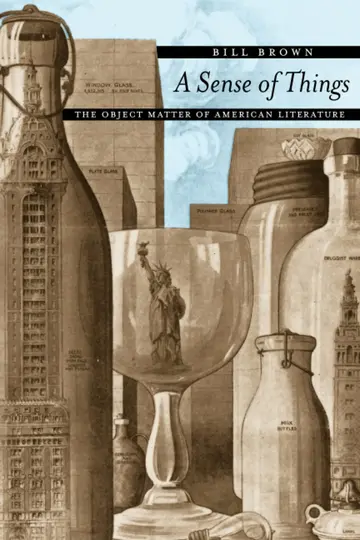 Cover of A Sense of Things â€“ the Object Matter of American Literature