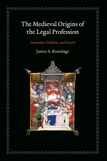 Cover of The Medieval Origins of the Legal Profession