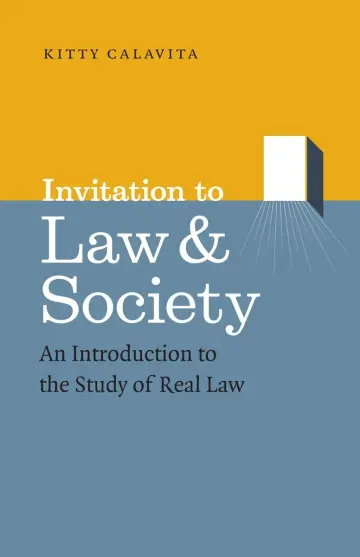Cover of Invitation to Law and Society – An Introduction to the Study of Real Law