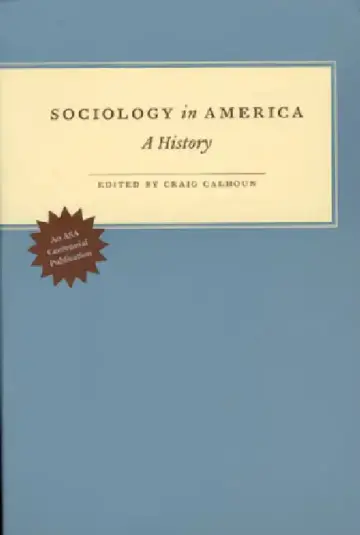Cover of Sociology in America