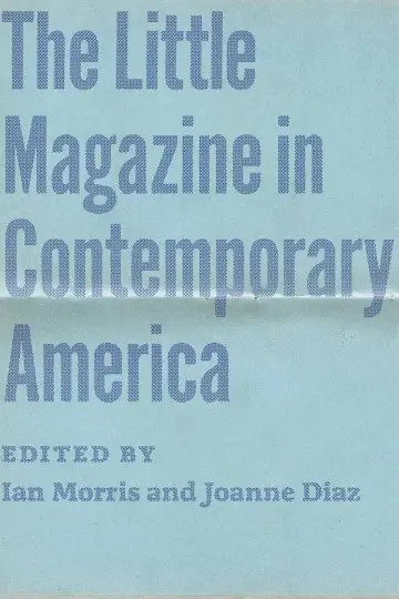 Cover of The Little Magazine in Contemporary America