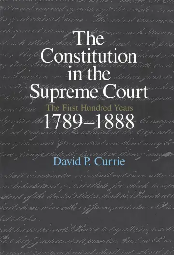 Cover of The Constitution in the Supreme Court