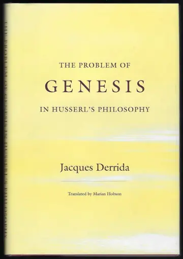 Cover of The Problem of Genesis in Husserl′s Philosophy