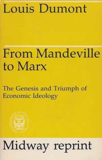 Cover of From Mandeville to Marx