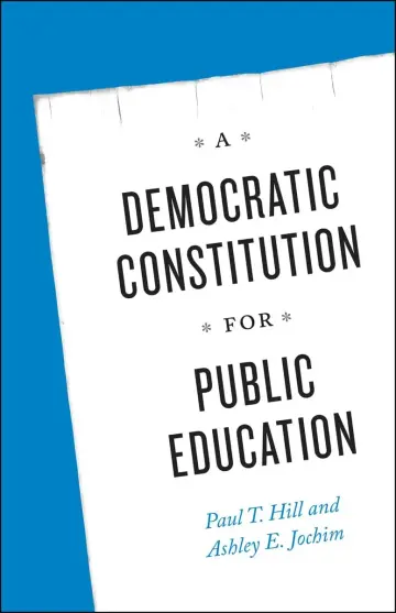 Cover of A Democratic Constitution for Public Education