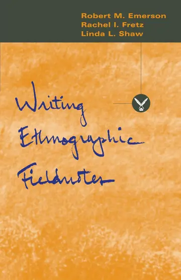 Cover of Writing Ethnographic Fieldnotes