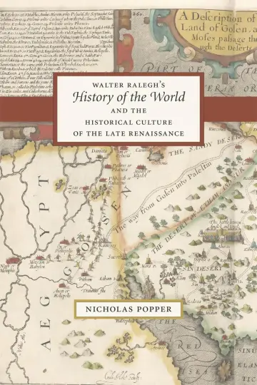 Cover of Walter Ralegh's History of the World and the Historical Culture of the Late Renaissance