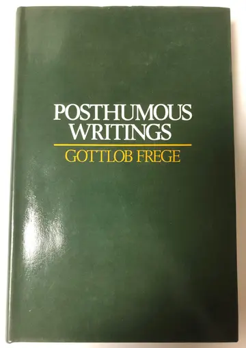 Cover of Posthumous Writings