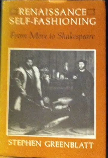 Cover of Renaissance Self-fashioning