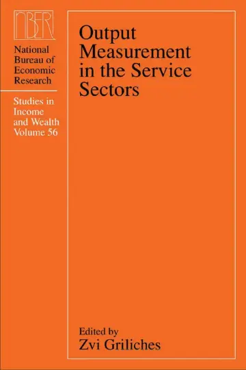 Cover of Output Measurement in the Service Sectors
