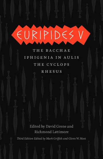 Cover of Euripides V