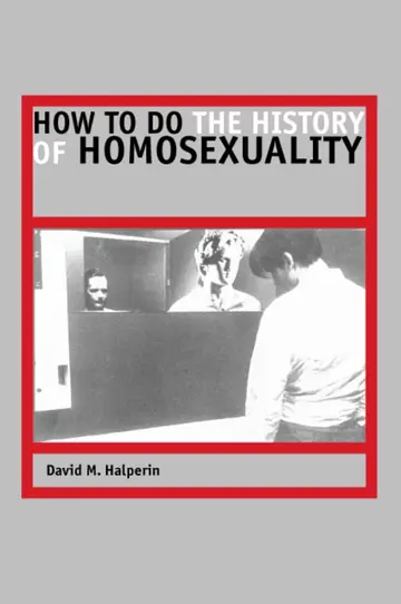 Cover of How to do the History of Homosexuality