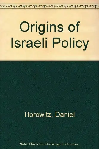 Cover of Origins of Israeli Policy
