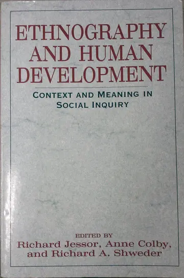 Cover of Ethnography & Human Development – Context & Meaning in Social Inquiry