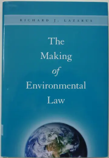 Cover of The Making of Environmental Law