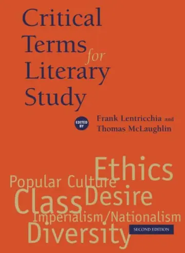 Cover of Critical Terms for Literary Study