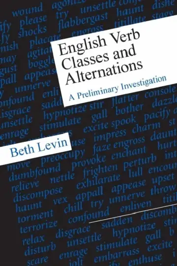 Cover of English Verb Classes and Alternations