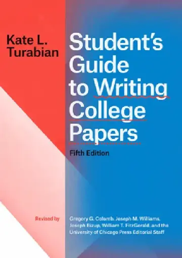 Cover of Student's Guide to Writing College Papers, Fifth Edition