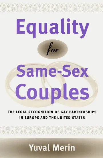 Cover of Equality for Same Sex Couples
