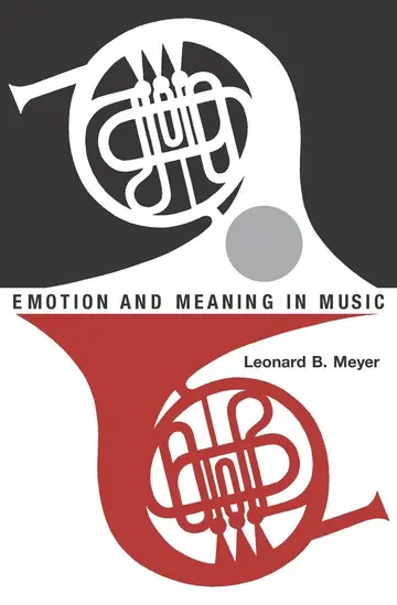 Cover of Emotion and Meaning in Music