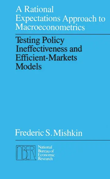 Cover of A Rational Expectations Approach to Macroeconomics